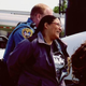 Cherri Foytlin being arrested Thursday.